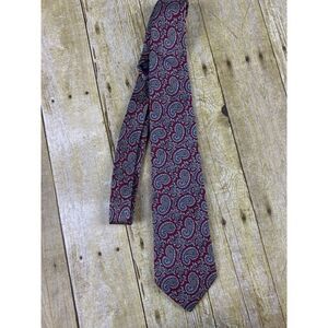 Preswick & Moore Men's 100% Silk Paisley‎ Necktie Made In USA 3.5" X 57"